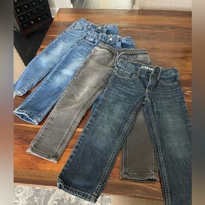 Lot of four pair size 4T denim. Cat&Jack and Gymboree Brands. All EUC - like new